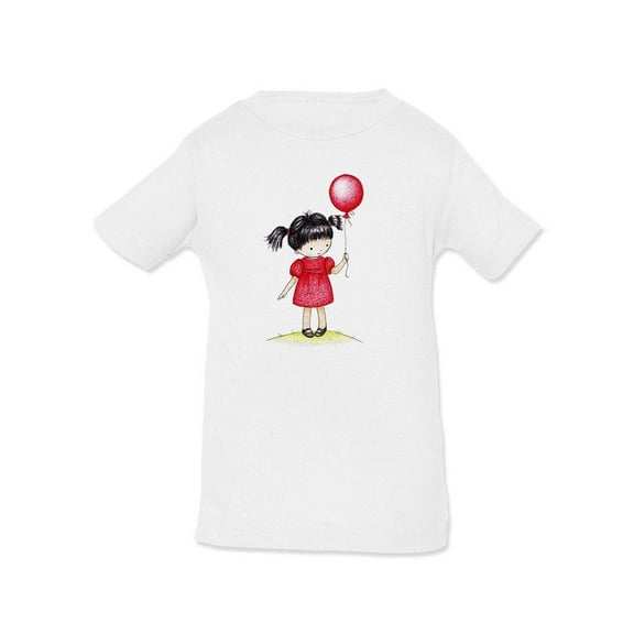 Girl With A Red Balloon T-Shirt Infant -Image by Shutterstock,  24 Months