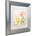 thumbnail image 2 of Trademark Fine Art "Florabella IV" Canvas Art by Color Bakery White Matte, Silver Frame, 2 of 4