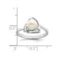 thumbnail image 2 of Freshwater Cultured Pearl (6mm) Ring in Sterling Silver, 2 of 4