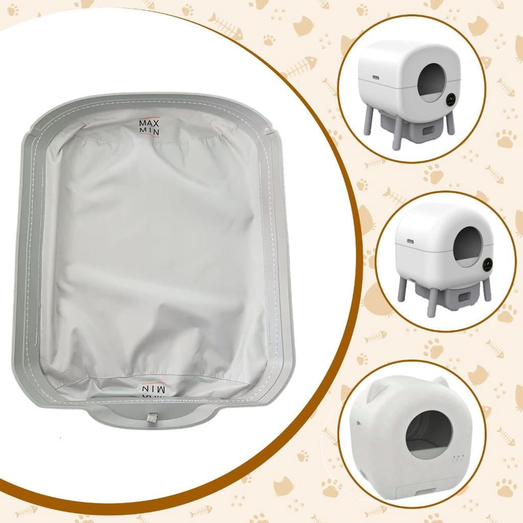 Giaone Automatic Litter Box Tray Liner Replacement with 3 Technology and Cats Litter Pan Liner