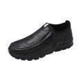 thumbnail image 2 of Tawop Mens Dress Shoes Old Man Loafer Outdoor Slip On Dress Shoes for Men Black Size:9, 2 of 2