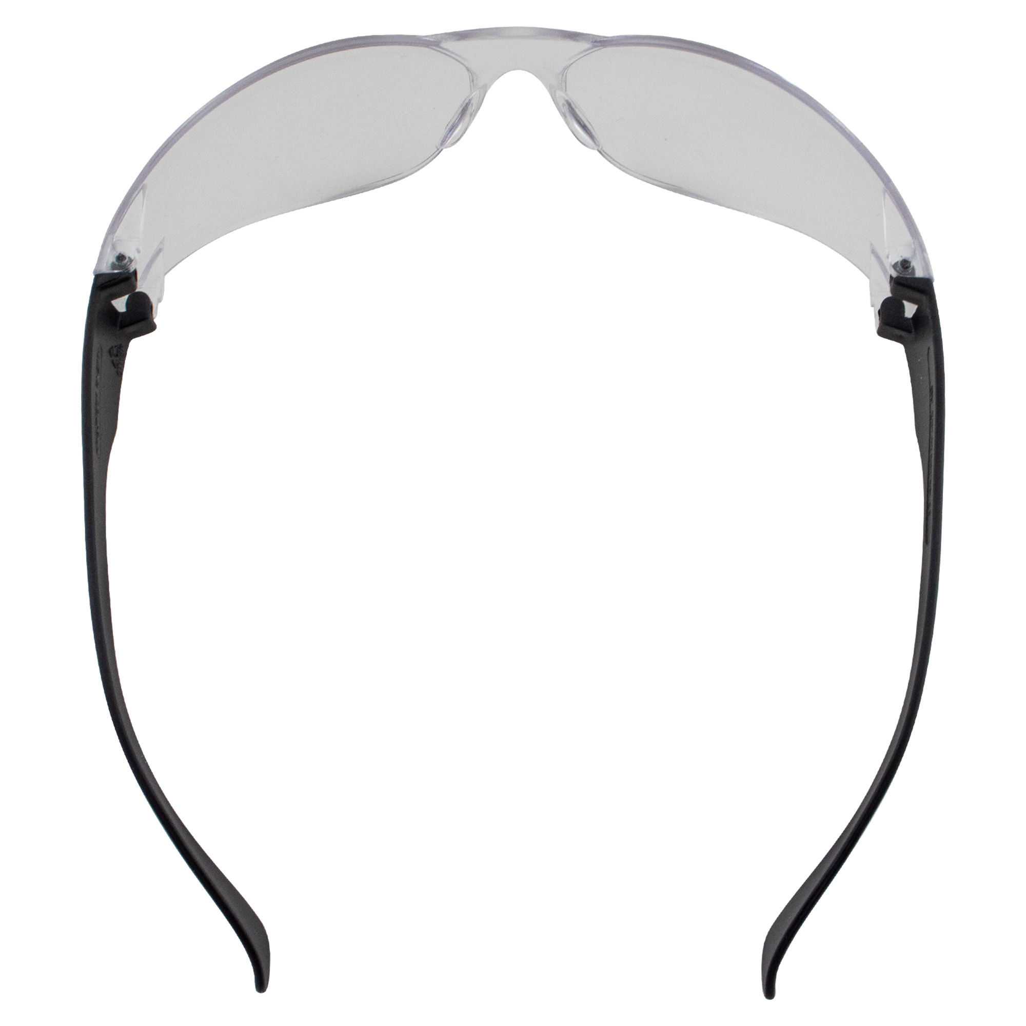 Two Pairs of Global Vision Rider Safety Motorcycle Riding Sunglasses Black Frames One Pair Clear Lens and One Pair Driving Mirror Lens with Microfiber Bags ANSI Z87.1 - image 4 of 9