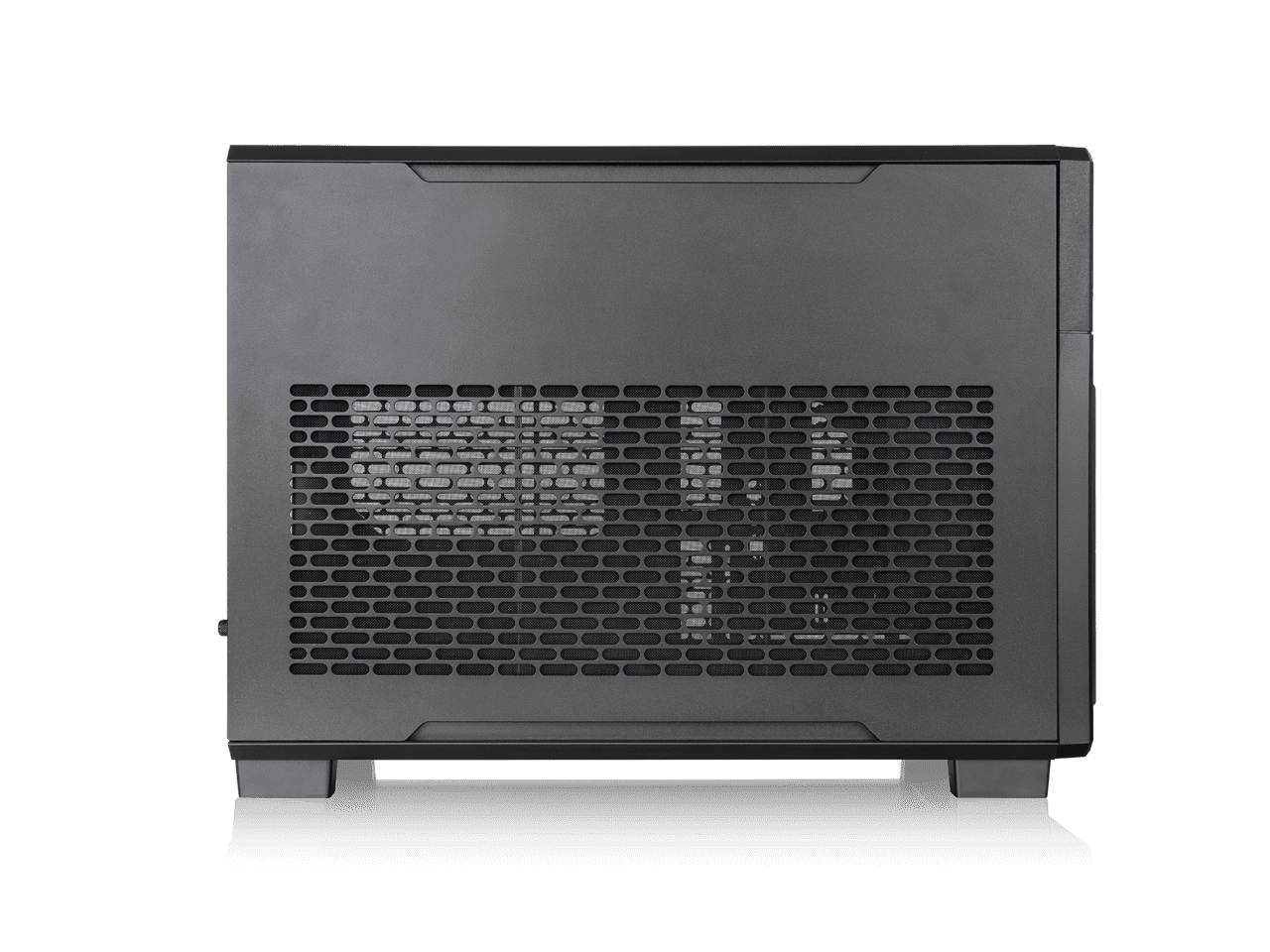 Thermaltake TR200 WS; Micro Chassis; Wood Front Trim; mATX/mITX Support; 360mm Radiator Support; 365mm GPU Clearance; 258mm PSU Clearance; 175mm Air Cooler Clearance; 5.25" Bay Support; Black; CA-11L