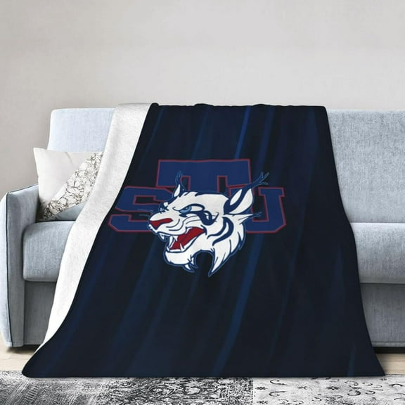 University of St Thomas Fleece Blanket, Very Soft Microfiber Flannel Blanket for Couch Warm and Cozy for All Seasons