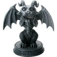 thumbnail image 2 of Screaming Gargoyle on Pedestal Figurine Horned Winged Demon Gothic Decoration, 2 of 3