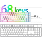 MageGee 60% Rapid Trigger Gaming Keyboard, Hall Effect Magnetic Switch, Actuation Point Adjustable, Hot Swappable RGB Backlit Wired Keyboard with Arrow Keys