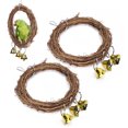 thumbnail image 4 of Parrots Toy, Cage Swing, Rattan 2Pcs For Birds Parrots, 4 of 8