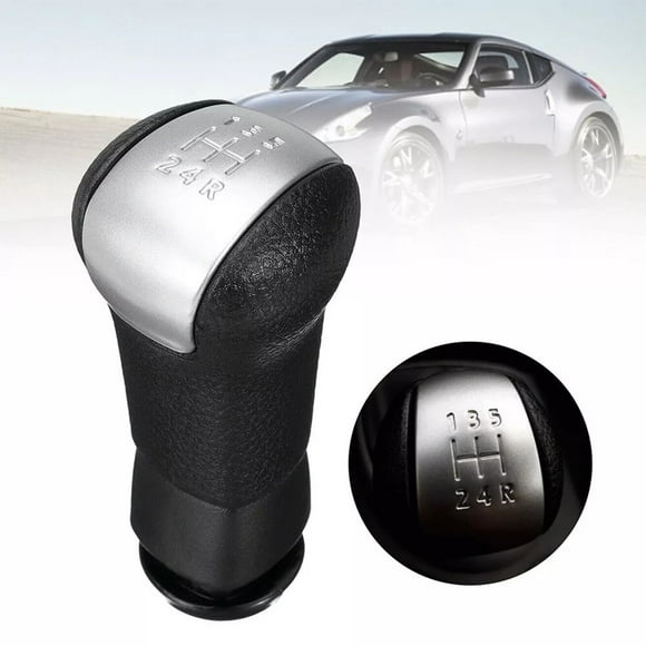 Gear Shift Knob 5 Speed Gear Knob Long-lasting Use Plastic And PU Leather Sleek And Stylish For Nissan Qashqai J10