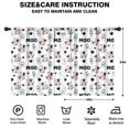 thumbnail image 2 of Blackout Kids Curtains,White Cow Moo Milk Pattern Childrens Insulated Curtains Set Of 2,Bedroom Essentials,Toddler Room Decor 42x54in(106x137cm), 2 of 5