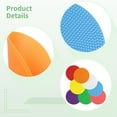 thumbnail image 4 of Spot Markers for Gym Floor, 16 Pcs Rubber Circles, 10 cm Diameter, Non-Slip Design, Ideal for Cake Walk Game Indoor Outdoor Activity, Includes Drawstring Bag, 4 of 5