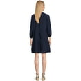 Time and Tru Women's Long Sleeve Tiered Double Cloth Dress, Sizes XS