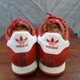 thumbnail image 4 of VTG Adi - das Samoa Mens Red White Leather Casual Trainer Athletic Sneakers Sz 11, 4 of 6