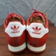 thumbnail image 4 of VTG Ad-id-as Samoa Mens Red White Leather Casual Trainer Athletic Sneakers Sz 11, 4 of 6
