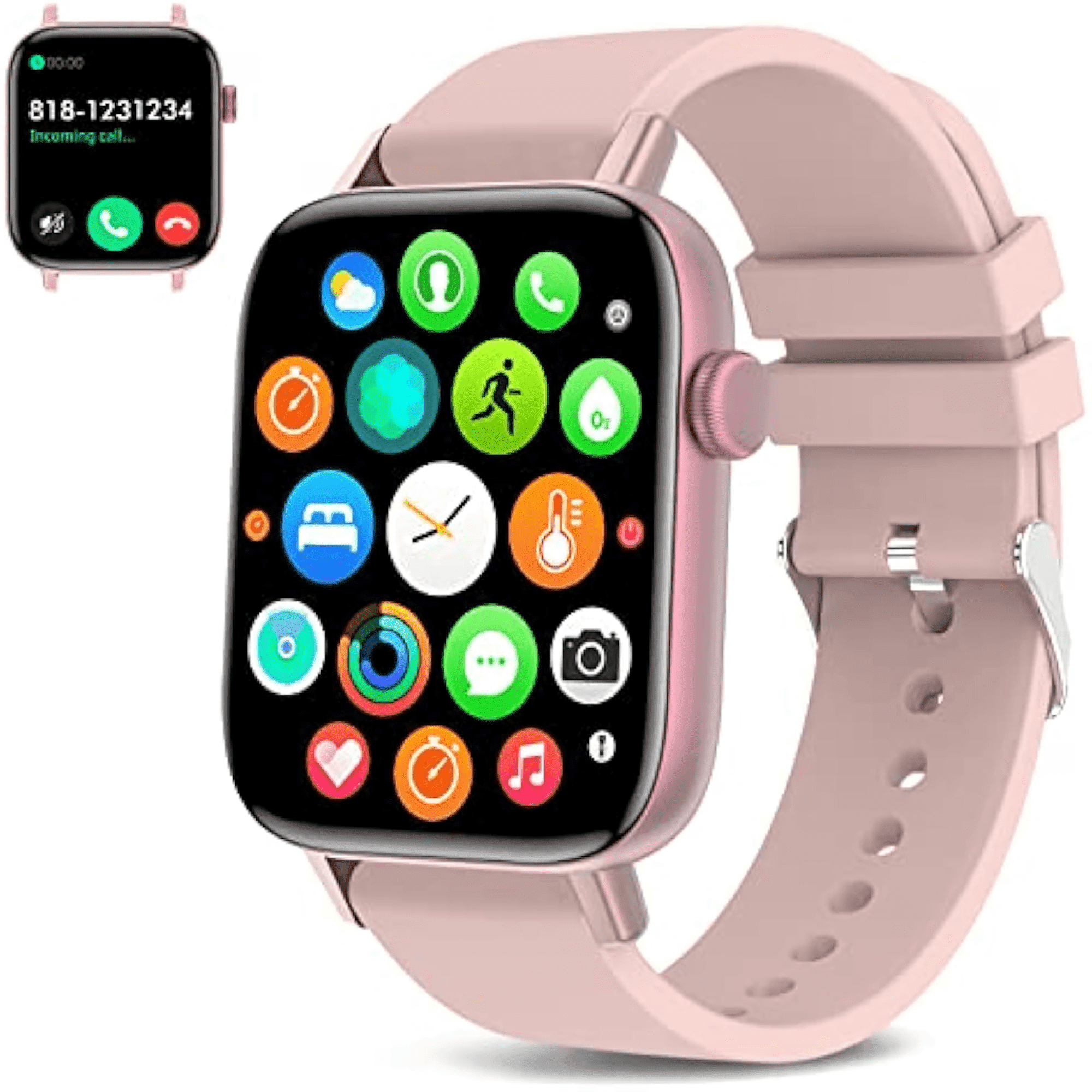 JOEME Black Smarts Watch, 1.9 Inch Display with 108 Programable Sports Modes
