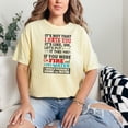 thumbnail image 2 of Humorous Statement About Hate And Fire, Butter Comfort Colors T-Shirt, Medium, 2 of 3