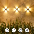 thumbnail image 3 of LED Solar Wall Light With 2200mAh Solar Lamp IP65Up And Down Illuminate Solar Lamp For Garden Porch Garage, 3 of 8
