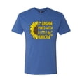 thumbnail image 2 of Wild Bobby, I'm Sunshine Mixed With A Little Hurricane , Inspirational/Christian, Men Premium Tri Blend Tee, Vintage Royal, Small, 2 of 5