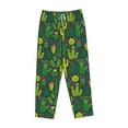 thumbnail image 4 of Xecao Cactus 1 Women's Straight Lounge Pajama Pants: The Epitome of Relaxed Sleepwear, 4 of 9