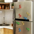 thumbnail image 5 of 4 Count Dragonfly Magnets Magnetic People Fridge Colorful Safe Work Child, 5 of 8