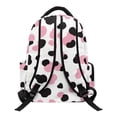 thumbnail image 3 of Yuyamidu Cow Print Backpack for Girls 6-10 Cute Aesthetic 17 Inch Lightweight Multi Pocket Bookbag with Padded Adjustable Straps for Elementary School 1st-3rd Grade Back to School, 3 of 8