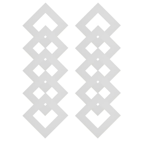 KAKOWELY Picture Mats for Frames 10Pcs White Square for Artworks and Photos