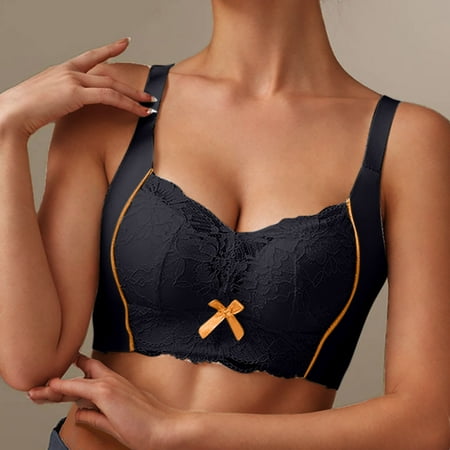 Xdegoge Returns Online Orders Supportive Bras for Women Push Up Wireless Bra Plus Size Casual Full Coverage Bras Workout Running Sports Bra Adjustable Strap Brasieres Para Mujer Recent Orders