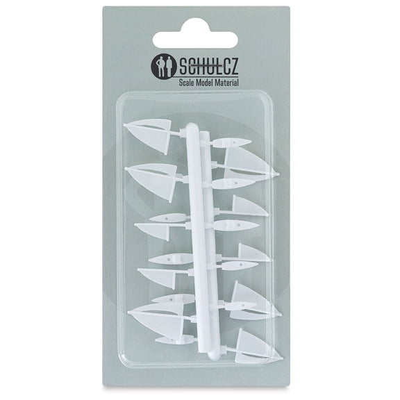 Schulcz Scale Model Vehicles - Sailboats, Pkg of 10, 1:500, 1/40"