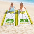 thumbnail image 4 of Personalized Custom Beach Towel - Microfiber Pool Swim Travel Large Soft Customized Text Team Logo/Name /Number (30"x60"), 4 of 9