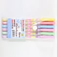 thumbnail image 4 of Clearance Sale!Rainbow Neutral Pen 0.8mm Color Watercolor Pen Student Creative Marker Pen Six In One Fluorescent Pen, 4 of 8