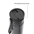 thumbnail image 4 of Contigo 28 oz Plastic Water Bottle Tumbler with Straw – DualSip Leak-Proof Reusable Water Bottle, Spill-Proof for Bags, Carry Strap, Black/Clear, 4 of 7