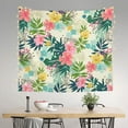 thumbnail image 2 of Sikiie Tropical Flowers tapestry wall hanging home decor for bedrooms, living rooms, dorms 60x51in, 2 of 6