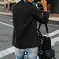 thumbnail image 3 of Chaqueta militar con botones a presión para mujer, ropa de calle, abrigo de otoño, chaquetas utilitarias de manga larga, 3 of 3