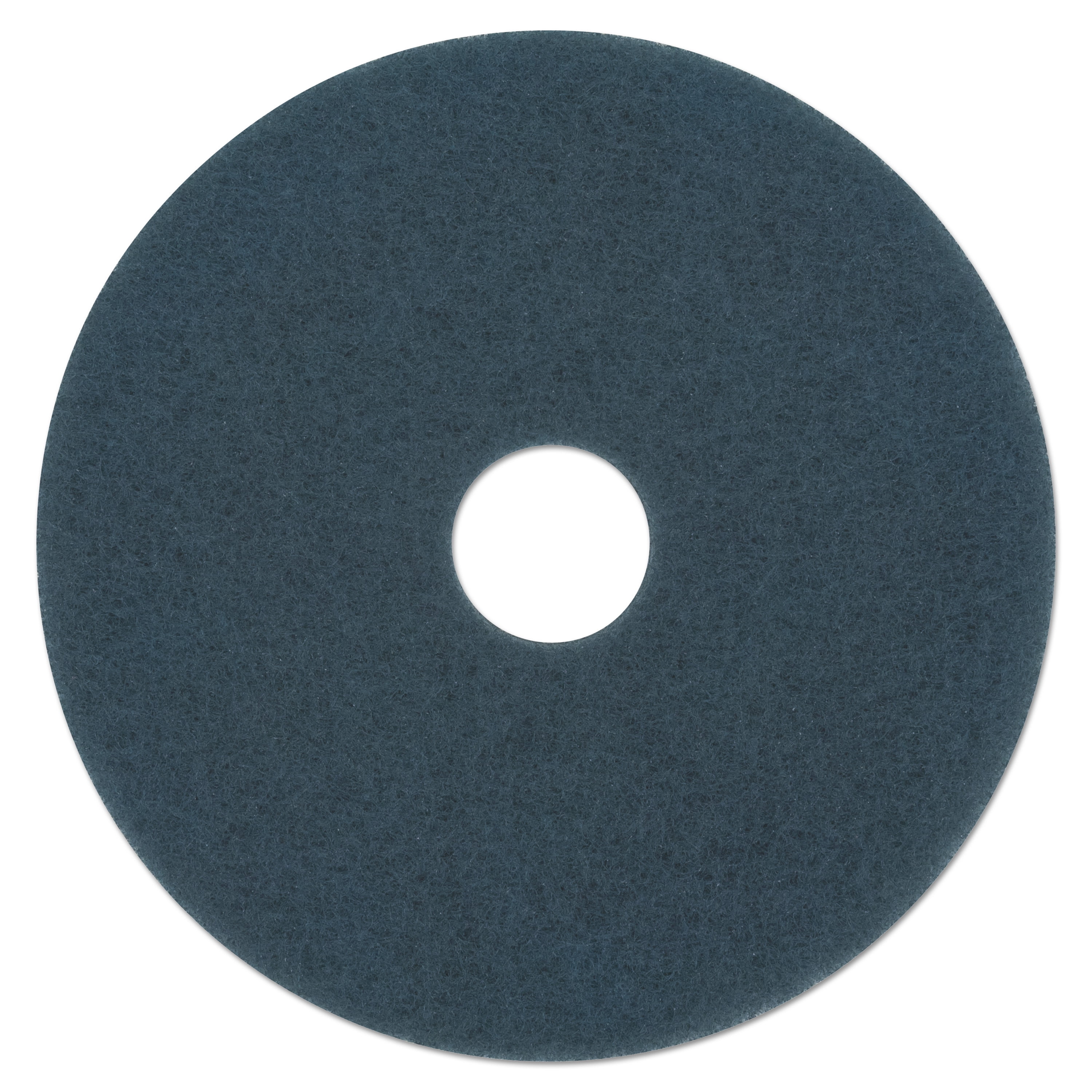 Scrubbing Floor Pads, 20" Diameter, Blue, 5/carton Bundle of 5