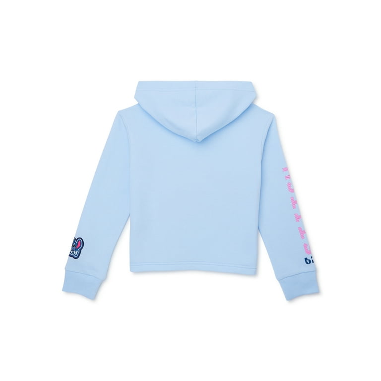 Champion crop hoodie with small script logo two-piece