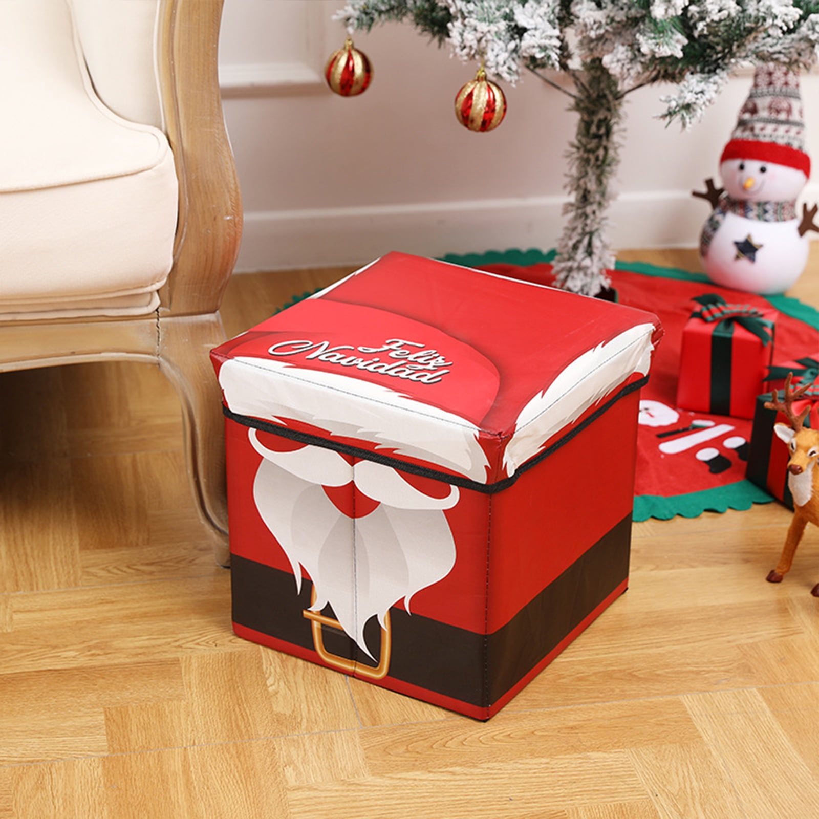 Storage Box//holiday Box//santa in Chimney//vhs// 5x7 Photo