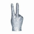 thumbnail image 1 of Interior Illusion Plus ii000350 9 in. Tall Rhinestone Peace Sign Tabletop, Graphite & Diamond, 1 of 4