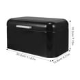 thumbnail image 2 of Metal Bread Box Kitchen Countertop Bread Container Bread Holder Bread Keeper Box, 2 of 5