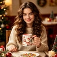 thumbnail image 4 of Talqzovs Christmas Mugs , Coffee Tea and Cocoa Cup with Handle Ceramic Mugs Holiday Xmas Decor Mug Christmas Gift for Family, 4 of 7