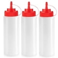 thumbnail image 1 of Botellas exprimibles para condimentos Norcalway de 12 oz, paquete de 3, 1 of 9