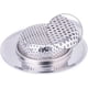 thumbnail image 3 of Colador de acero inoxidable para fregadero, servicio confiable sin óxido para su cocina o fregadero de servicio, con borde ancho y escudo antiobstrucción con microperforaciones, fácil limpieza con, 3 of 6