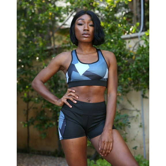 Bondi Sports Bra - Black/Grey