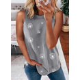 thumbnail image 3 of Biucly Blusa sin mangas con cuello redondo para mujer, informal, suelta, sin mangas Zhivalor  HMYH047-3, 3 of 4