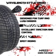 thumbnail image 4 of MASSFX SL 205/50-10 F/R Golf Cart, QUAKE 4 Gry Wheels 10x7 4/101.6 & 16 Chr Lugs, 4 of 9