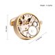 thumbnail image 4 of Qarigey 1 par de gemelos para hombre con movimiento de reloj, engranaje inamovible, gemelos pulidos, regalo de boda de negocios, dorado Accesorios de disfraces oro, 4 of 6