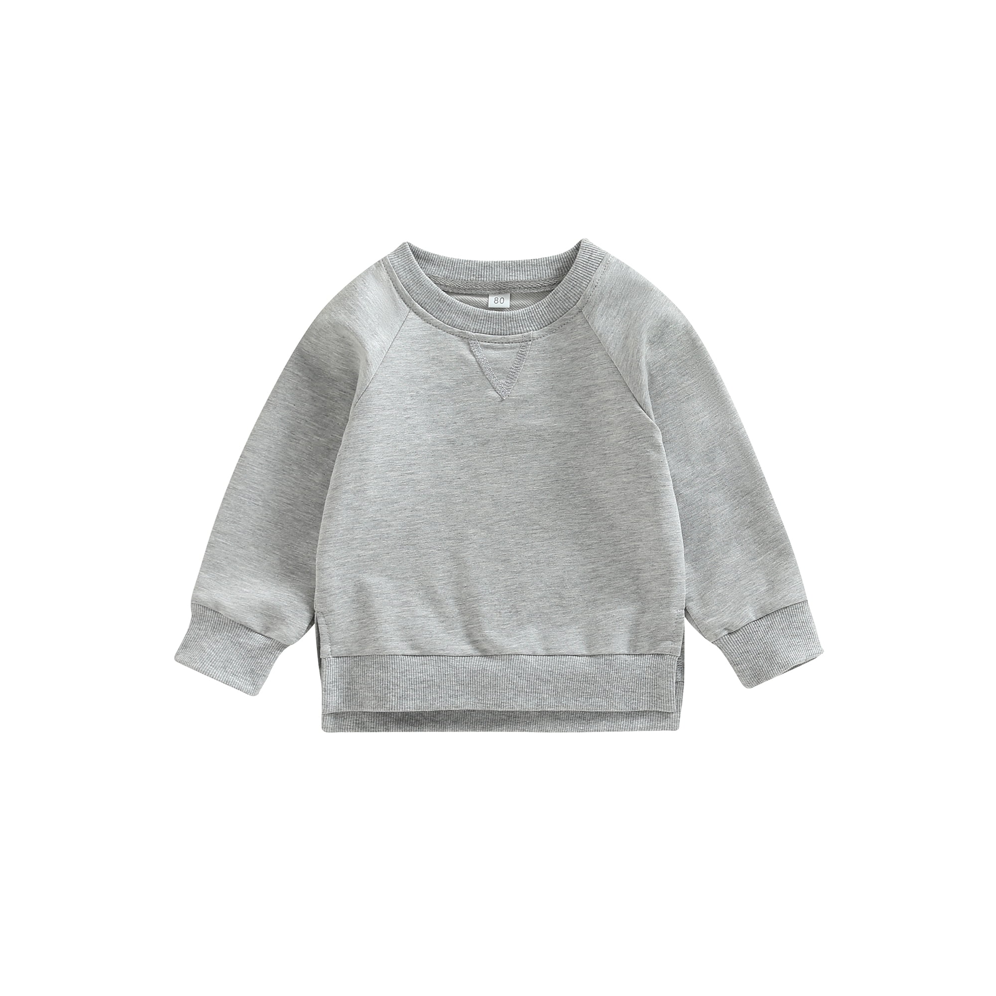 MUJOQE Sweat-shirt Coton Garçon 1-7 Ans - Pull Chaud Manches Longues Dinosaure Pelleteuse - Vêtement Confortable