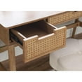 thumbnail image 4 of Linon Ryker Rattan Desk, 4 of 16