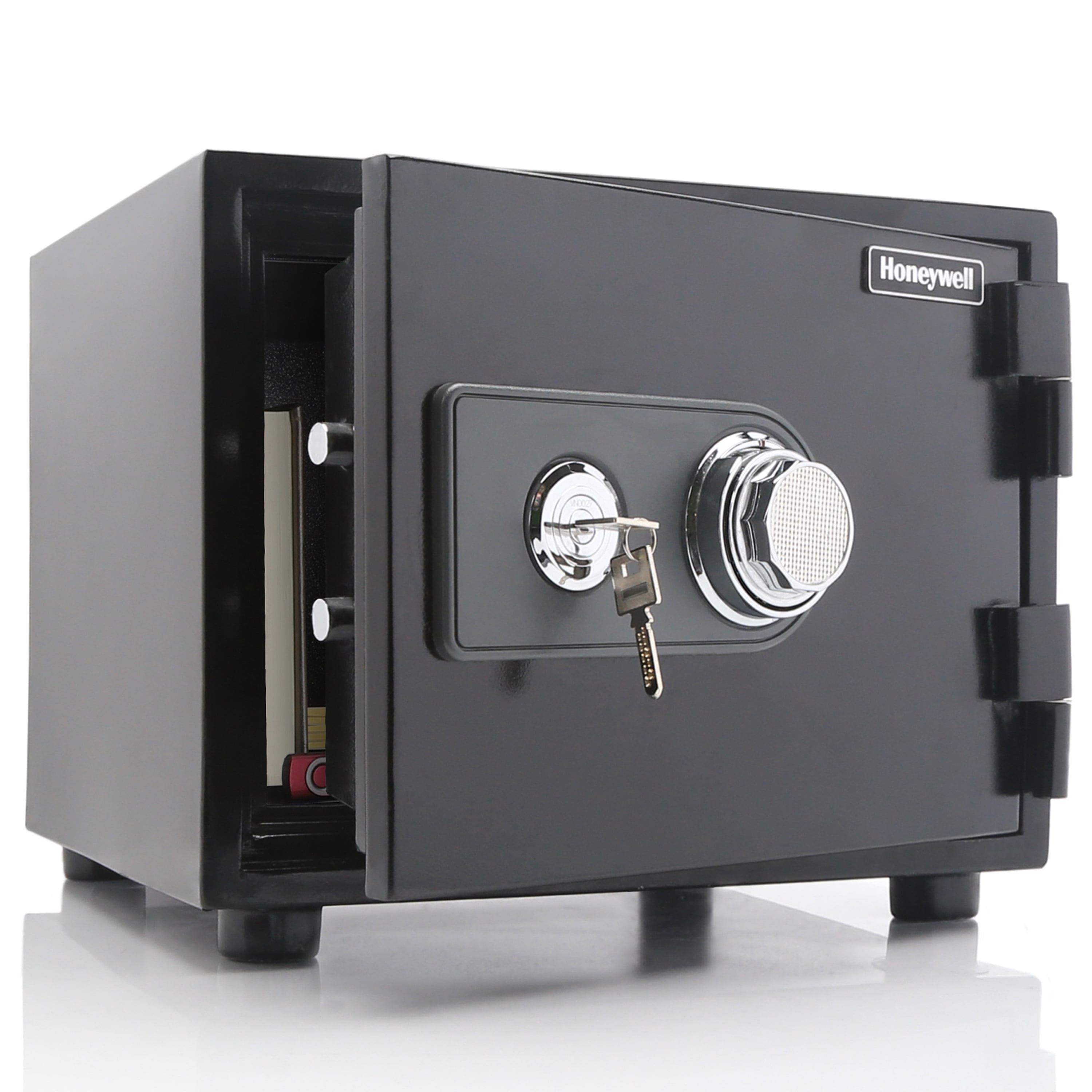 Honeywell Safes, 0.58 Cu ft, 1 Hour Fire Safe Water Resistant Steel Security Combo Safe, 2103