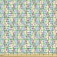 thumbnail image 2 of Abstract Fabric by the Yard, Colorful Continuing Pattern of Diagonal Streaks Overlapping on a Plain Background, Decorative Upholstery Fabric for Sofas and Home Accents, Multicolor by Ambesonne, 2 of 5