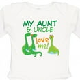 thumbnail image 4 of Inktastic My Aunt and Uncle Love Me Dinosaur Boys Long Sleeve Baby Bodysuit, 4 of 5