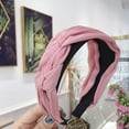 thumbnail image 2 of Women's Plain Top Knot Headband Simple Fashion Hair Band for Daily Use, 2 of 3